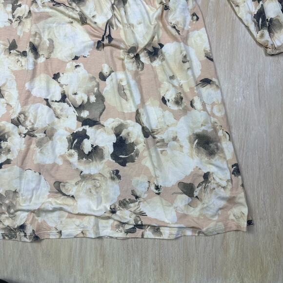 NWT LuLaRoe Jody Elegant Beach Floral Romantic Feminine Long Sleeve Dress XL - Picture 4 of 15